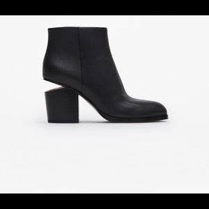 Alexander Wang cut out heel booties